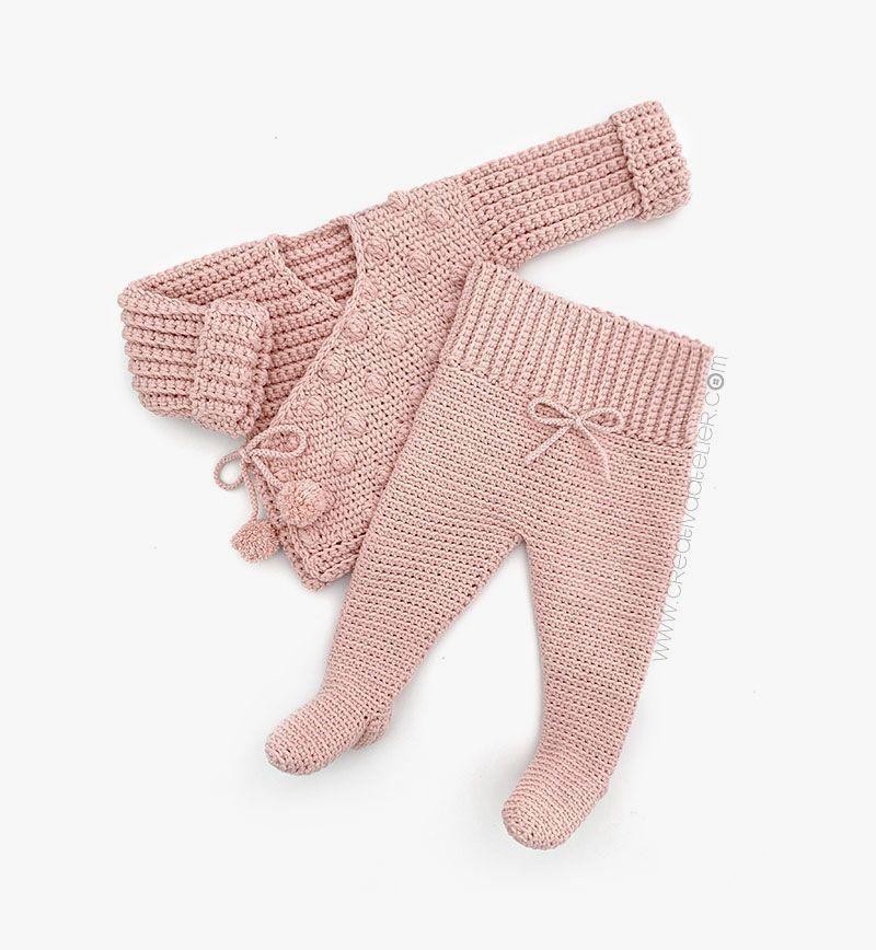 Cómo hacer una Polaina de Crochet para bebé - Patrón y Tutorial -