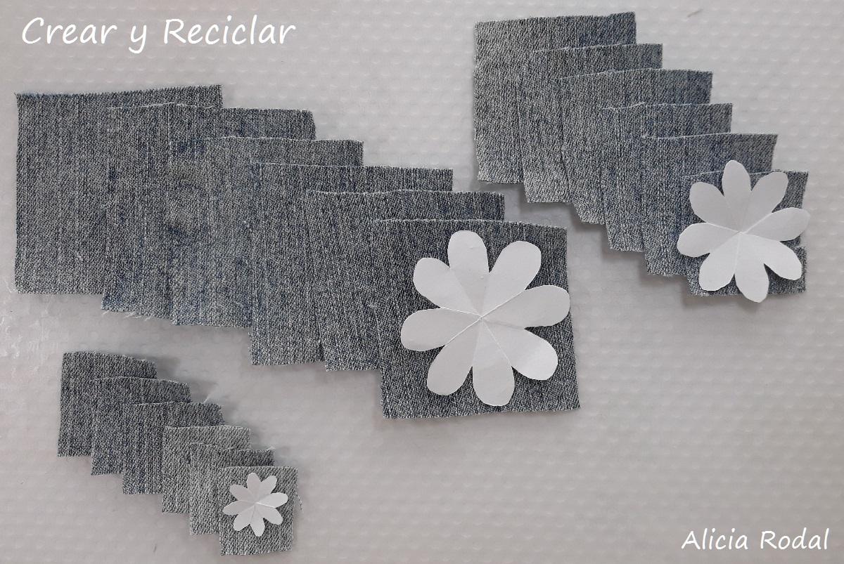 ideas para reutilizar y decorar envases, frascos o botellas de vidrio o cristal, fácil. DIY. Además vamos a reutilizar faldas y pantalones vaqueros, también conocidos como blue jeans, Denim, mahón, tejanos o mezclilla.