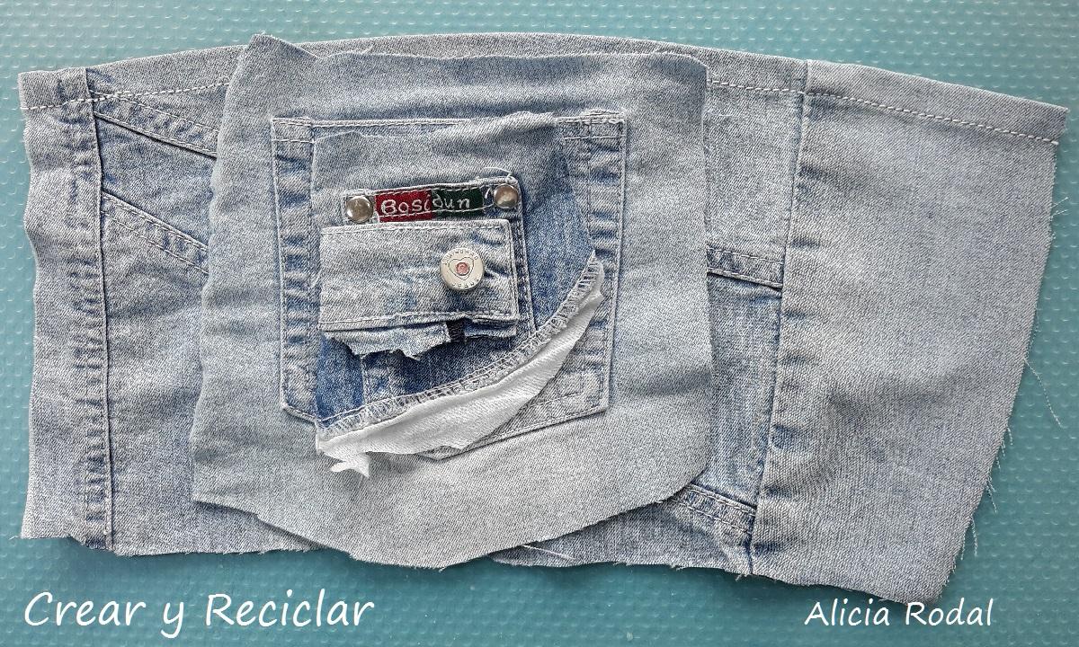 ideas para reutilizar y decorar envases, frascos o botellas de vidrio o cristal, fácil. DIY. Además vamos a reutilizar faldas y pantalones vaqueros, también conocidos como blue jeans, Denim, mahón, tejanos o mezclilla.
