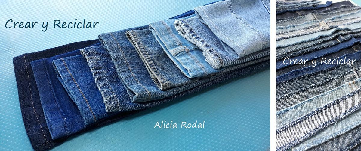 ideas para reutilizar y decorar envases, frascos o botellas de vidrio o cristal, fácil. DIY. Además vamos a reutilizar faldas y pantalones vaqueros, también conocidos como blue jeans, Denim, mahón, tejanos o mezclilla.