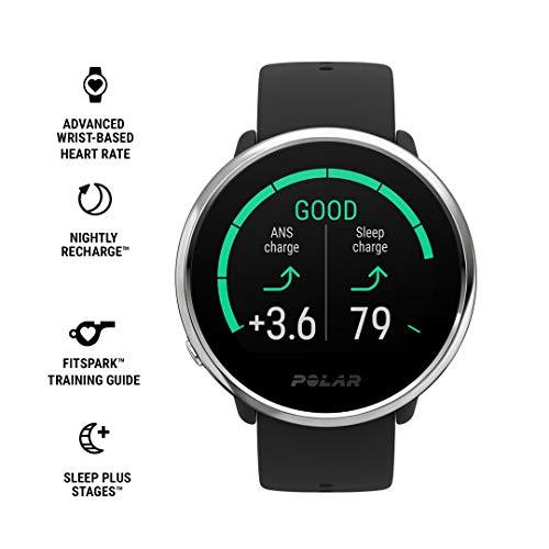Polar Ignite – Reloj de fitness con GPS integrado, pulsómetro de muñeca, guías de...