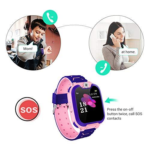 LYPULIGHT Niños Smartwatch Phone, Smart Watch Phone con Reproductor de música, SOS,...