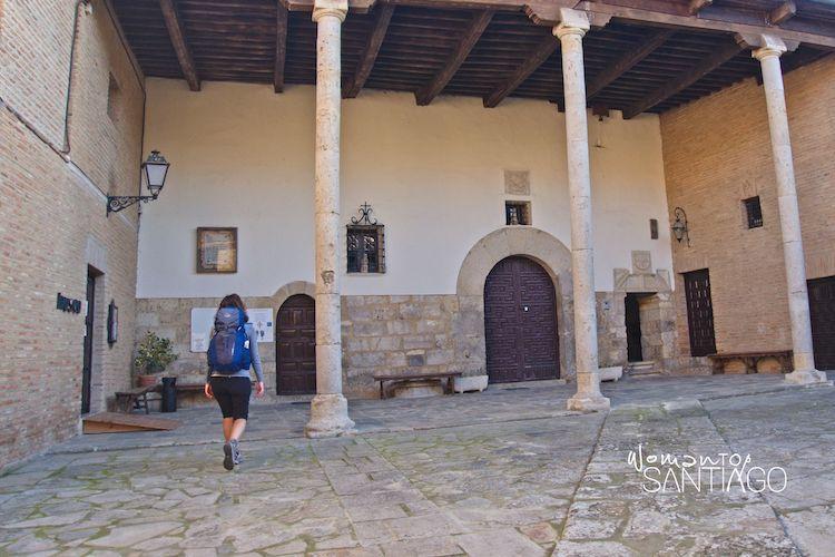 Fotografía de Noelia en el Albergue de Carrión