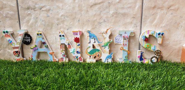 Letras scrap para niño