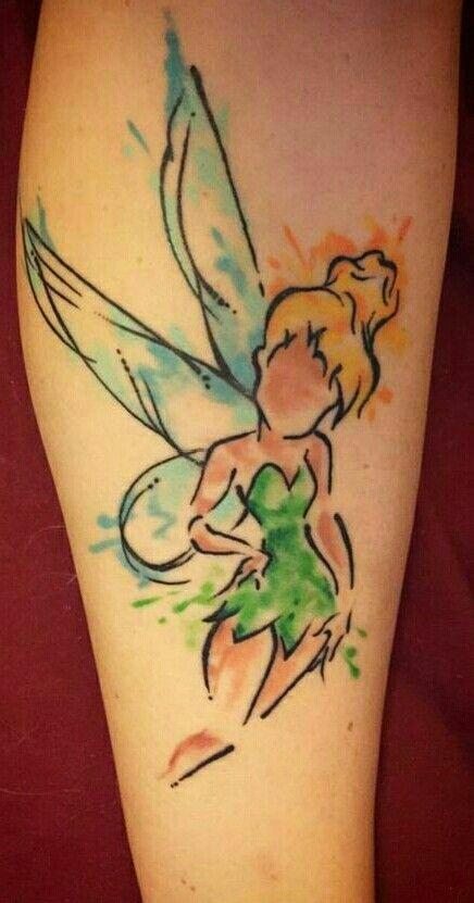 Tatuajes de hadas con colores