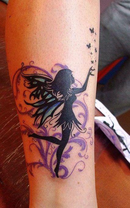 Tatuajes de hadas y mariposas