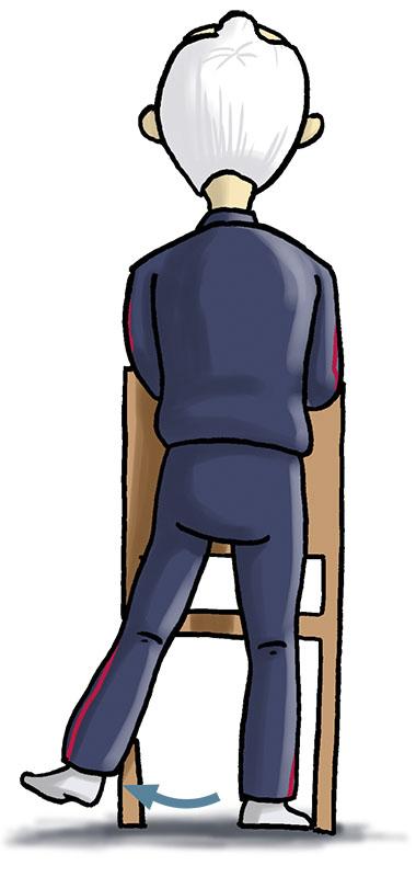 separación cadera silla