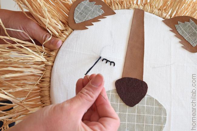 cabeza de león diy