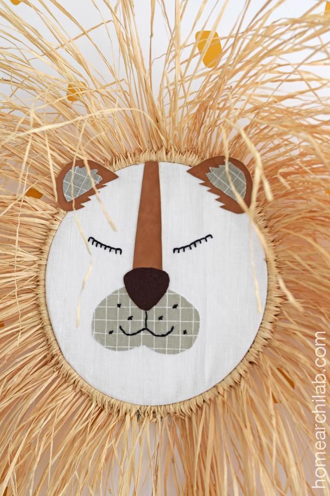 decoración infantil león diy