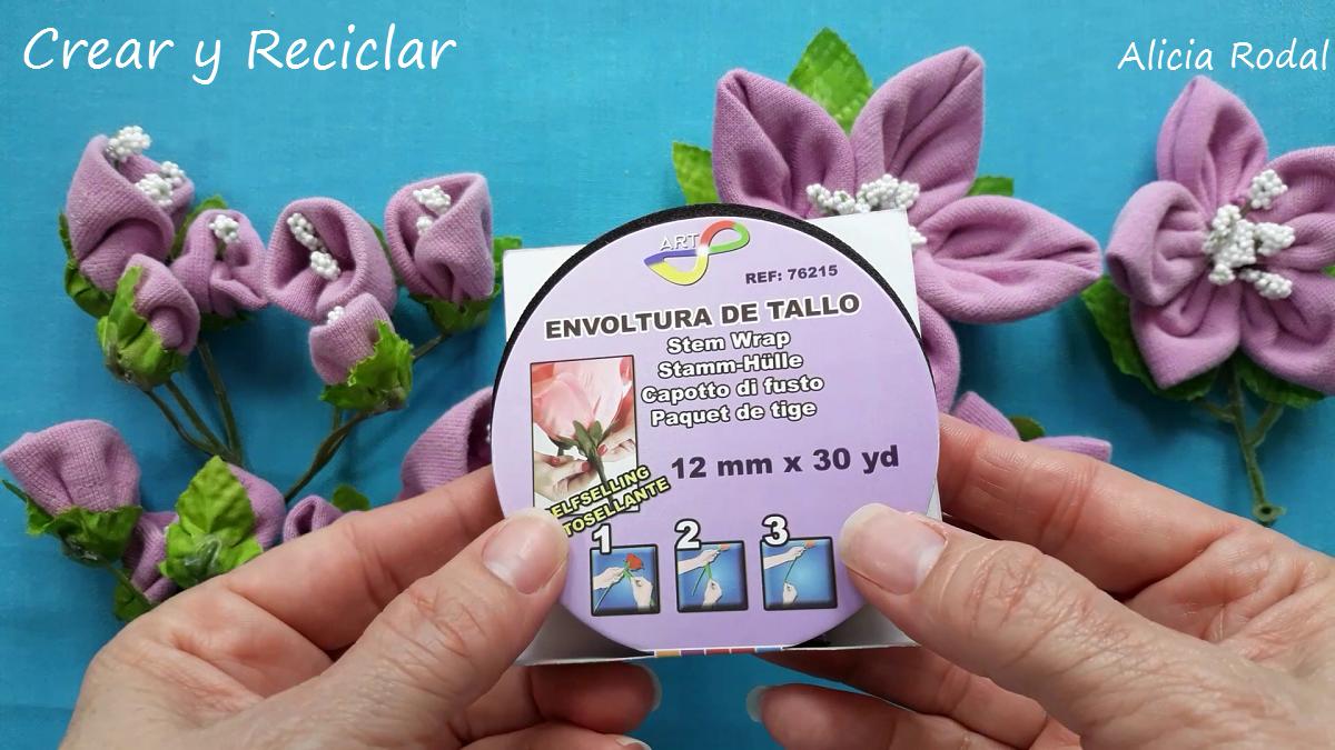 Como hacer flores con retazos o retales de tela. Ideas para decorar con reciclaje