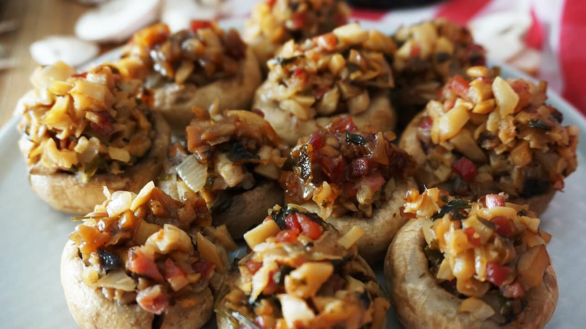 Receta champiñones rellenos