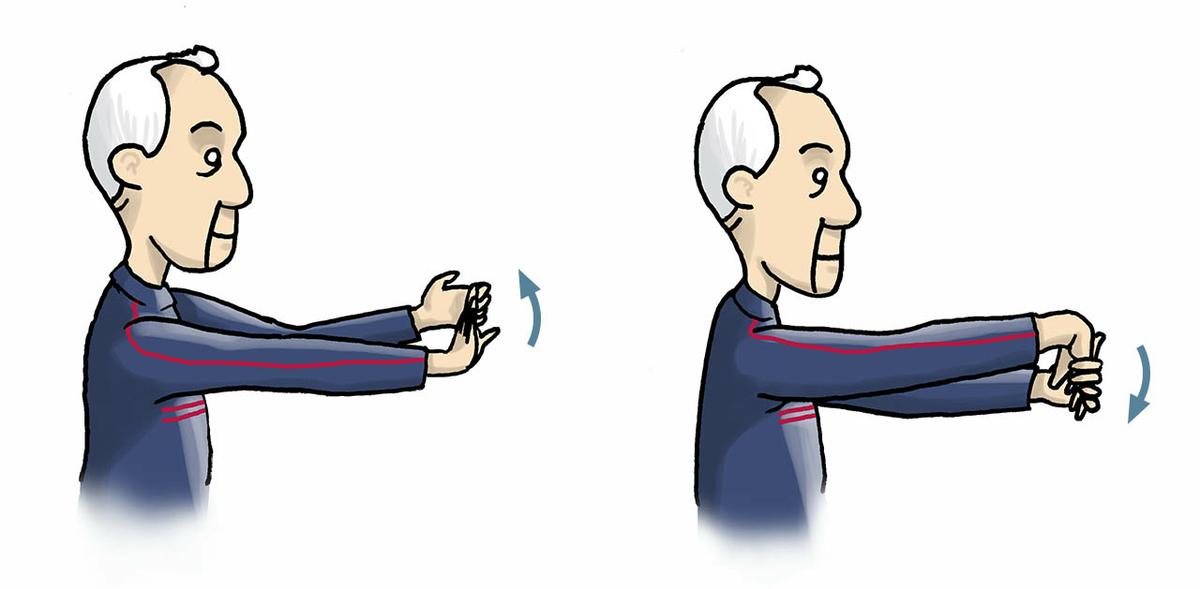 estiramiento muñecas