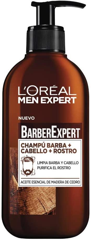 LOréal Paris Men Expert Barber Club- Champú 3 en 1