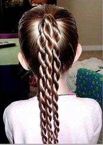 Cómo hacer trenzas de dos cabos