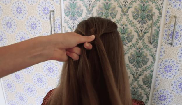 cómo hacer una trenza fácil de cuatro cabos