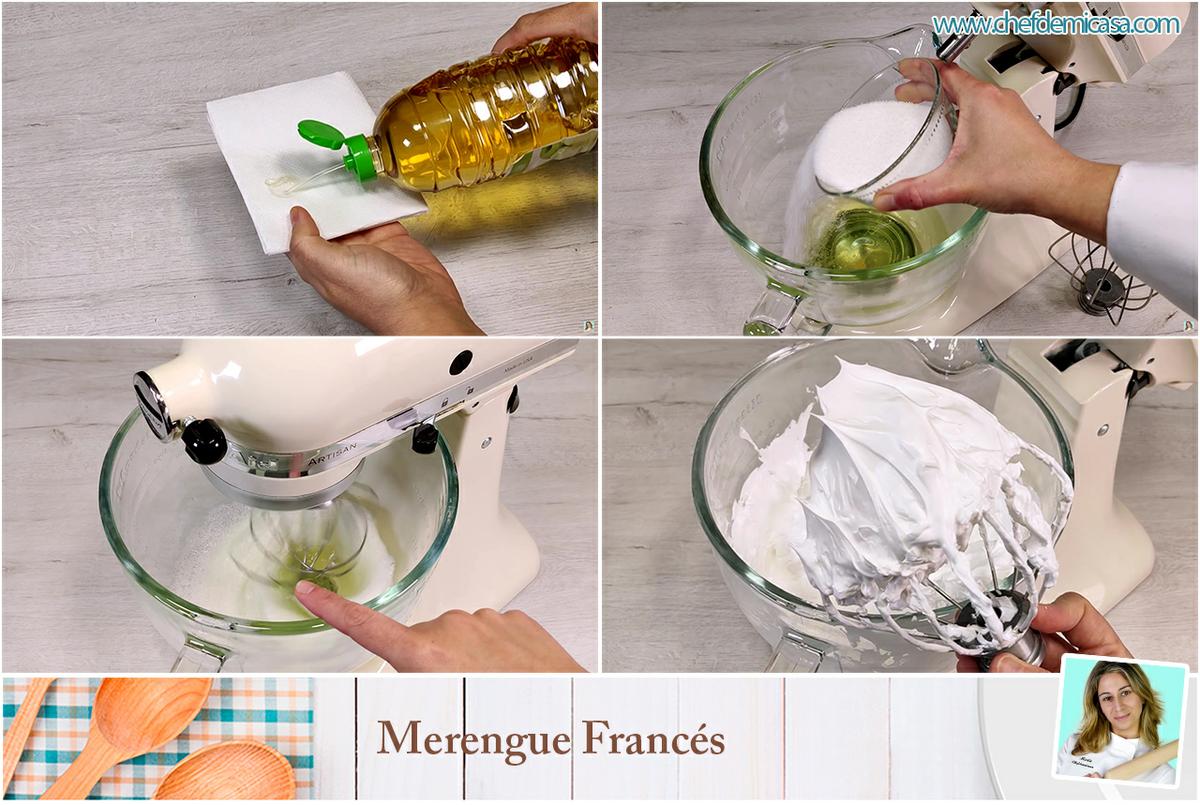 Como hacer Merengue francés paso a paso