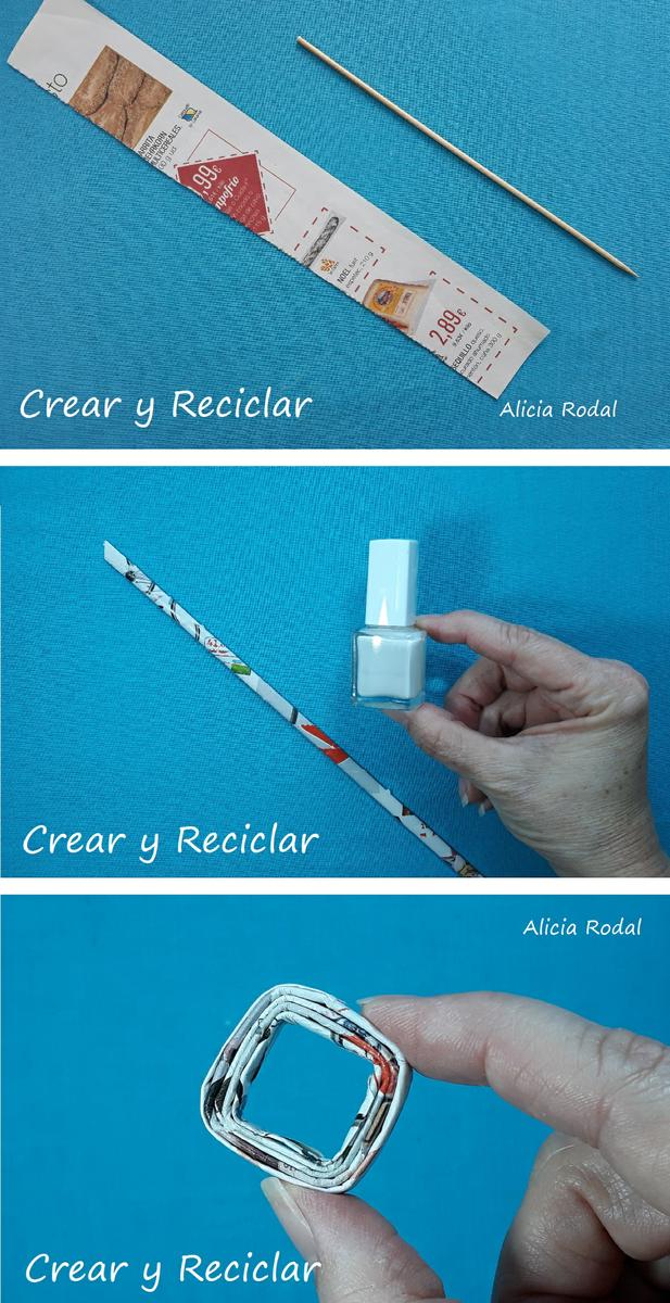 Ideas creativas para reutilizar papel de revistas o periódico / Manualidades / DIY / Reciclaje. Mira esta idea que puedes hacer reutilizando papel periódico, revistas, catálogos o las ofertas de los supermercados.