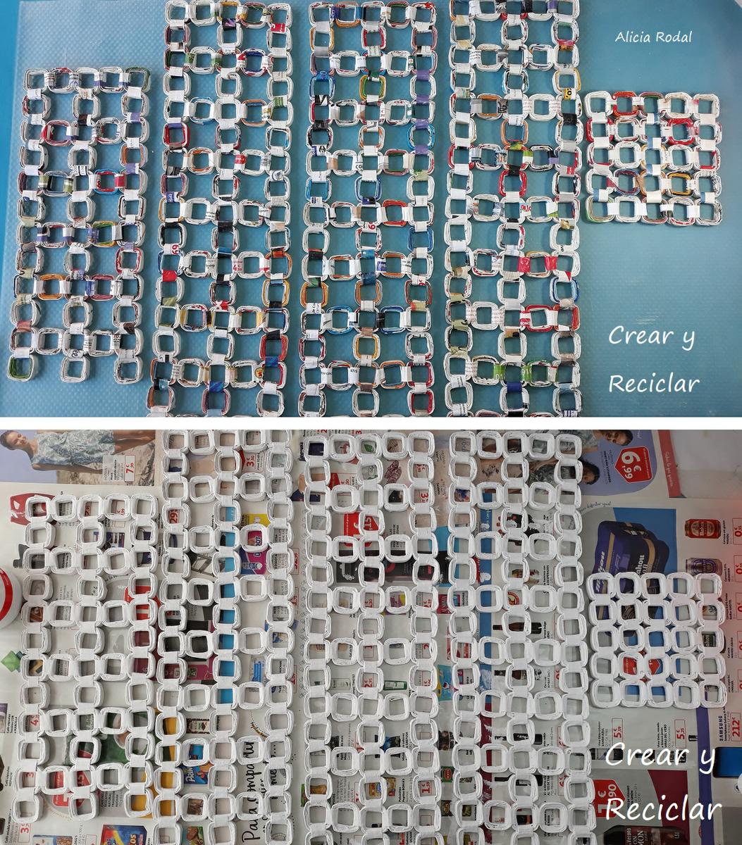 Ideas creativas para reutilizar papel de revistas o periódico / Manualidades / DIY / Reciclaje. Mira esta idea que puedes hacer reutilizando papel periódico, revistas, catálogos o las ofertas de los supermercados.