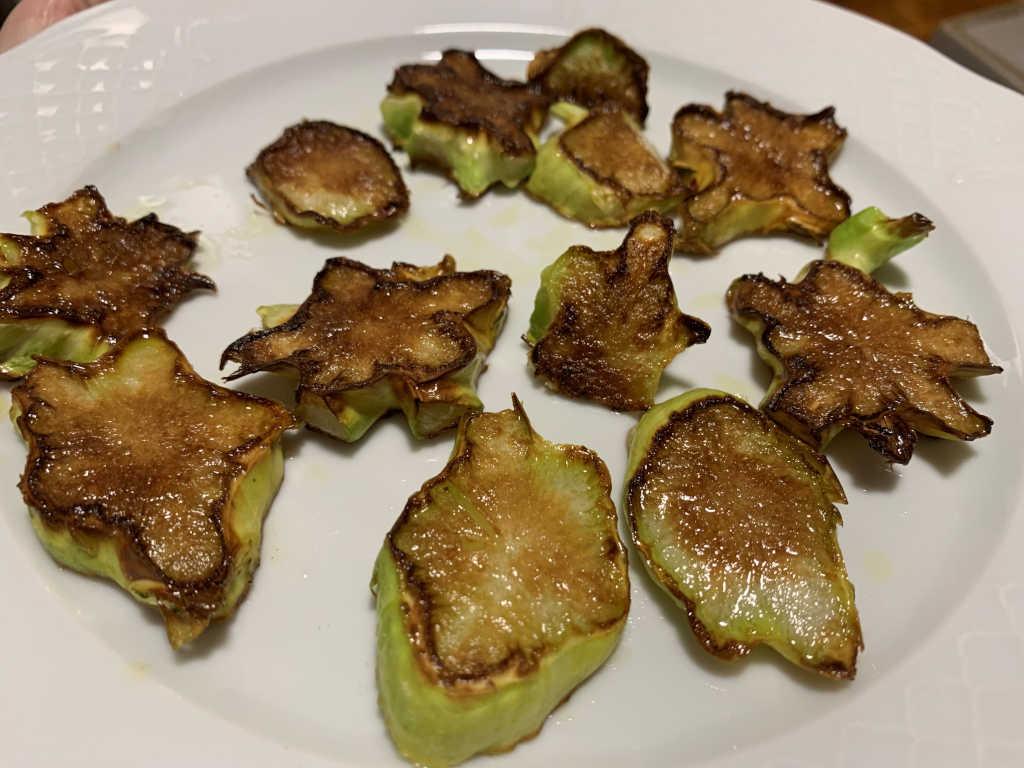 Tallo de brócoli a la plancha