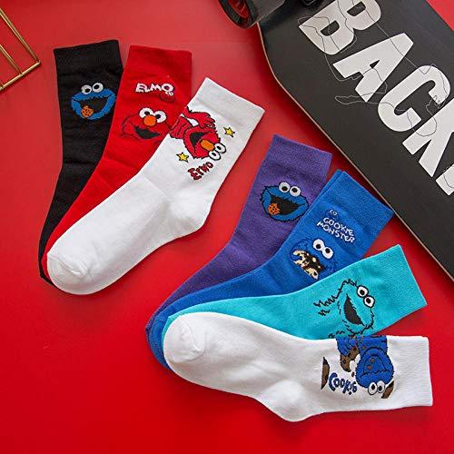 hhjjdf Calcetines con Personalidad Europea Y Americana, Calcetines De Algodn con...