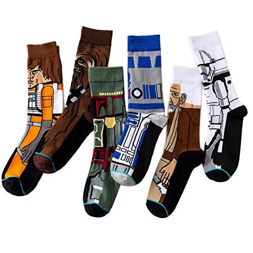 Jintong - Calcetines divertidos para mujer, 5 pares de novedad para hombres,...