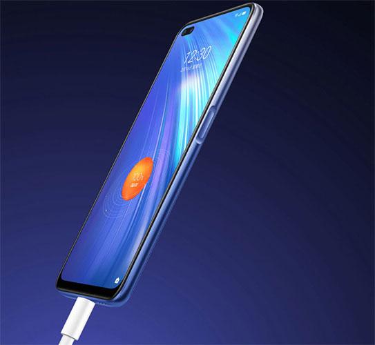 Realme X50m - Carga rápida