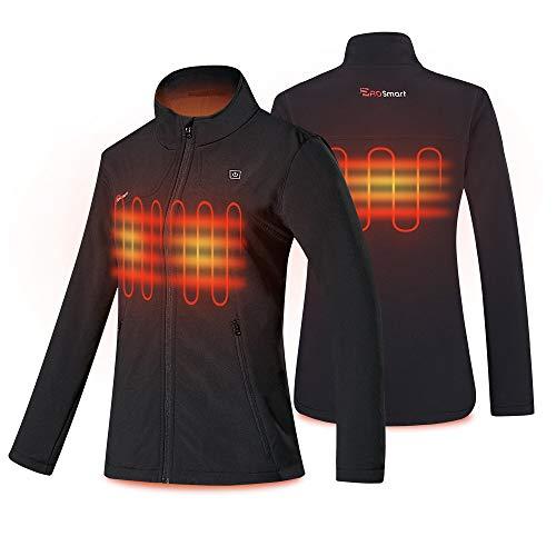 PROSmart Chaqueta Trmica para Mujer Chaqueta Impermeable con Batera de 12V...