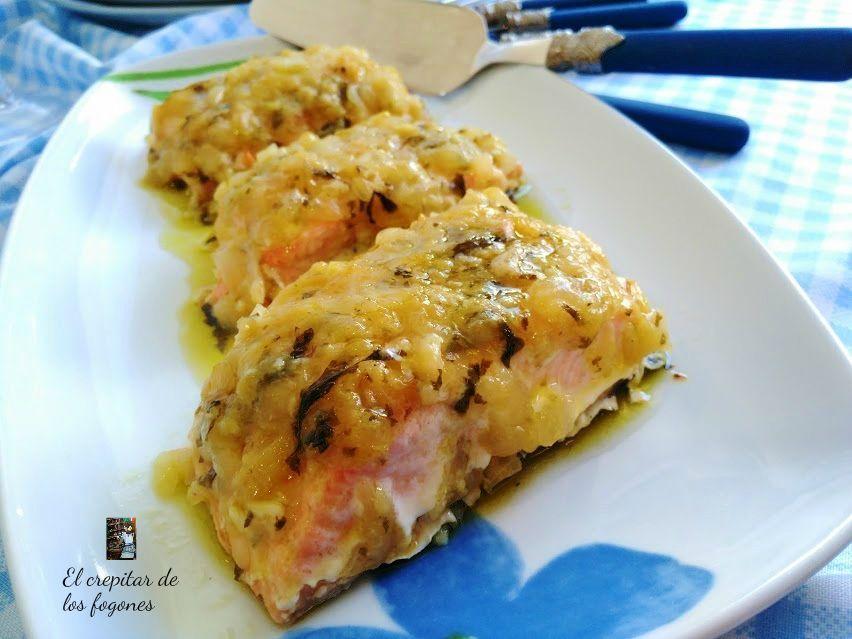 salmón al horno