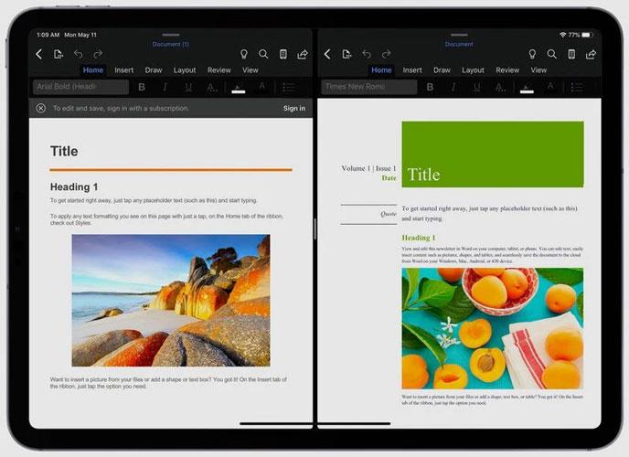 Cómo usar la vista dividida de Microsoft Office