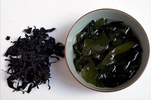 Alga wakame - ingrediente para ceviche de dorada a la japonesa