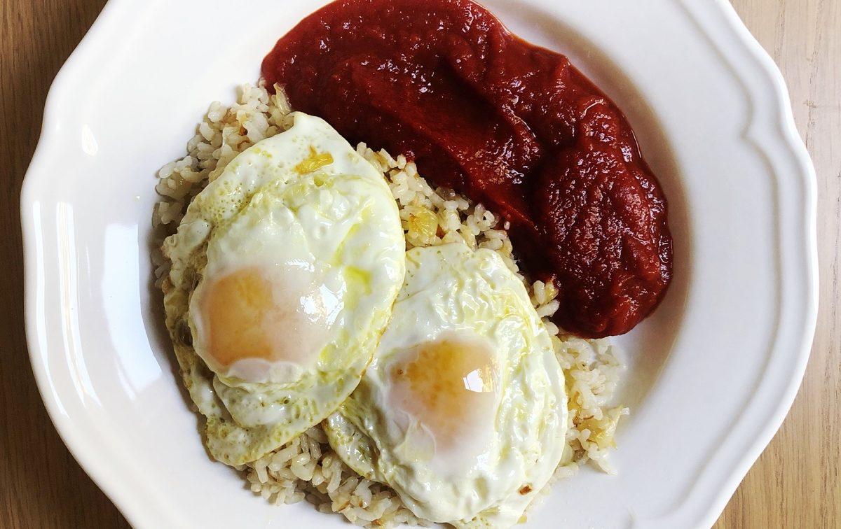 el mejor arroz a la cubana