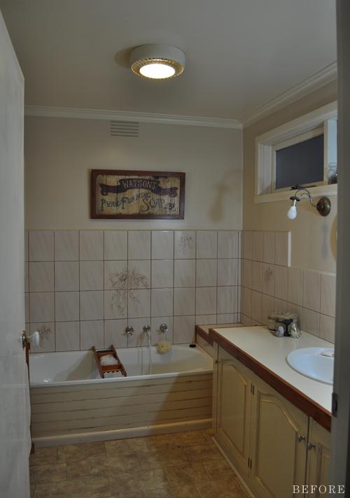 antes de un baño antes de reformar con obra seca