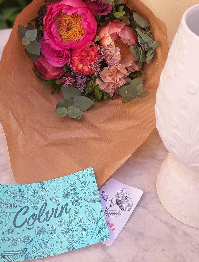 Un ramo de Peonías de Colvin Co para Loft & Table