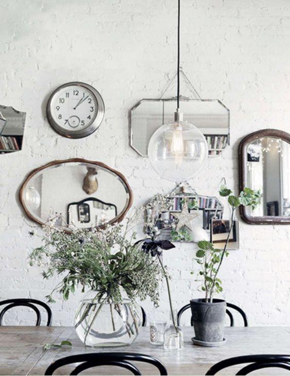 espejos para reflejar la luz en verano