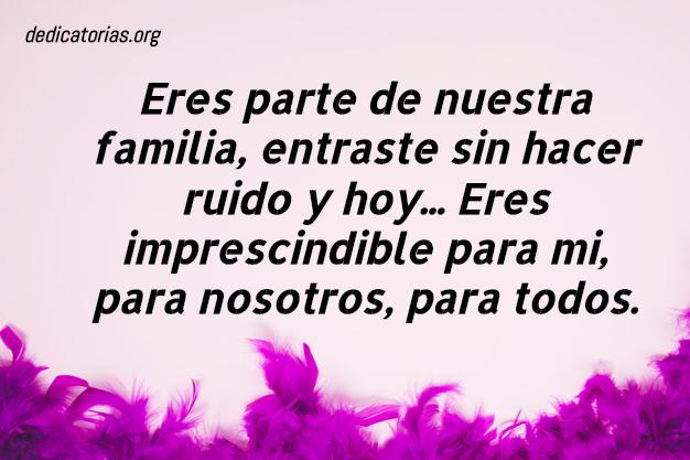 dedicatorias para cuñadas