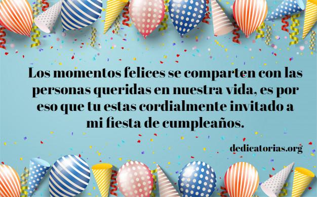 Dedicatorias para invitaciones de 15 años