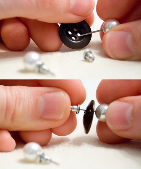 Guardar pendientes pequeños. Vía Losremediosdelaabuela.