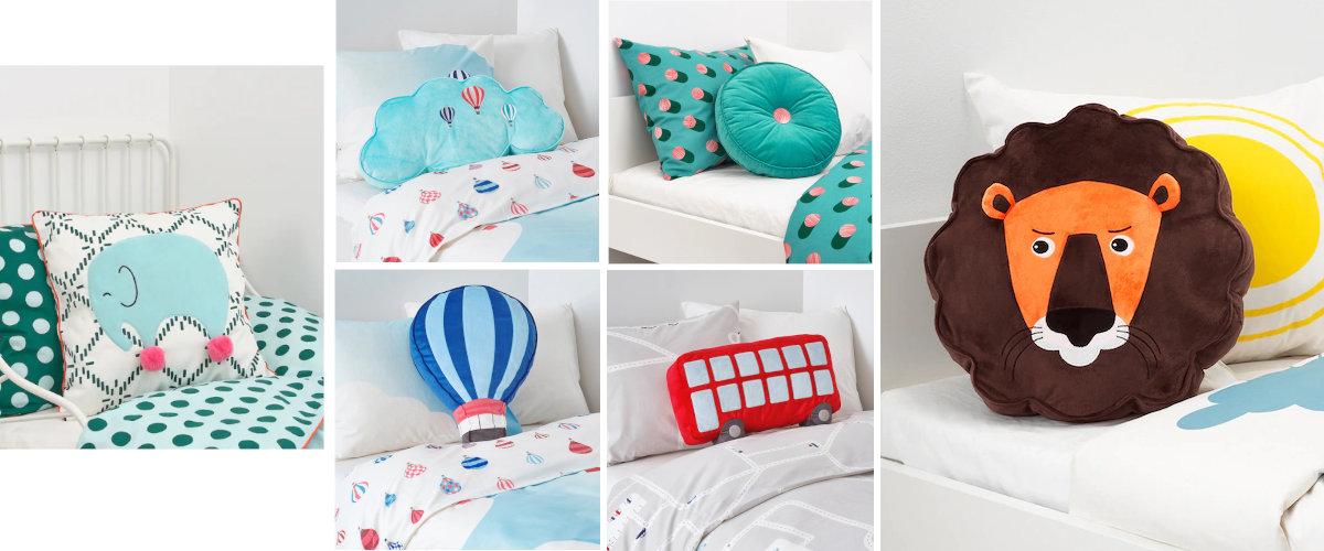 Cojines infantiles de Ikea