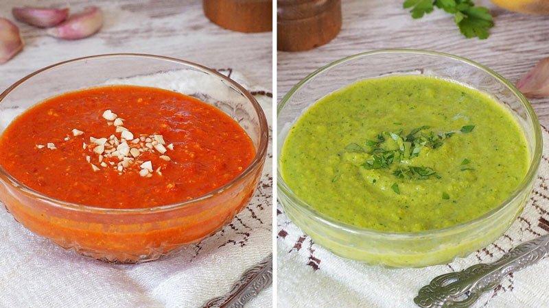 como hacer mojo rojo y mojo verde