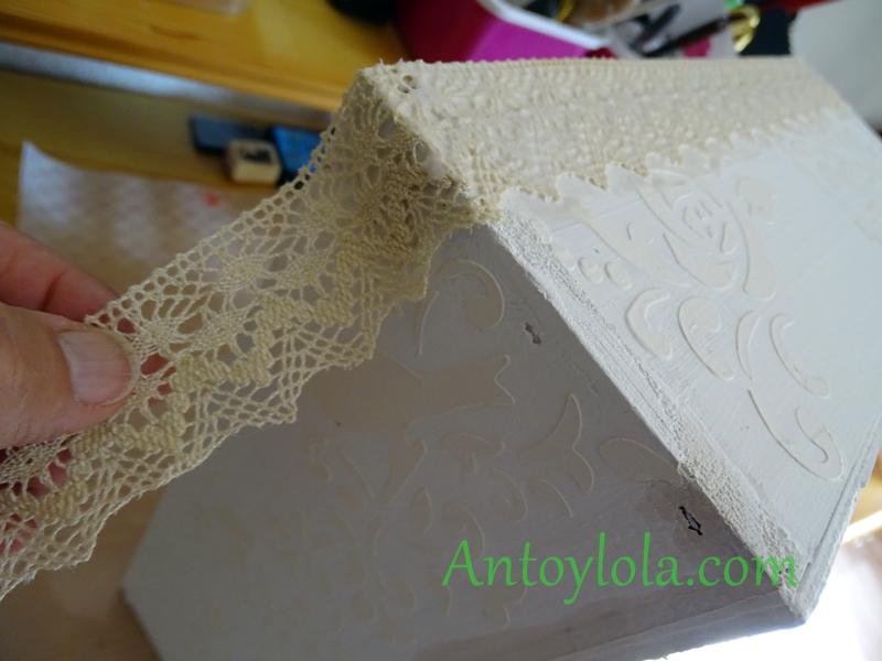 cajas de madera recicladas en estilo vintage