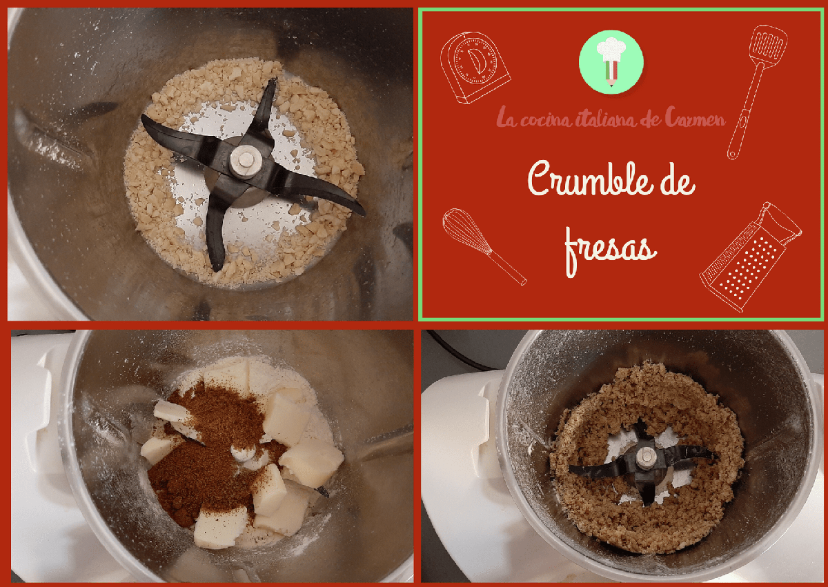 Crumble de fresas