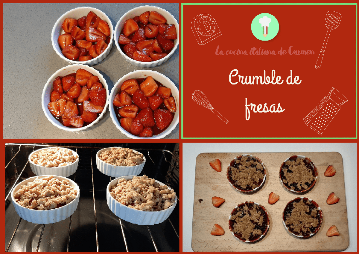 Crumble de fresas