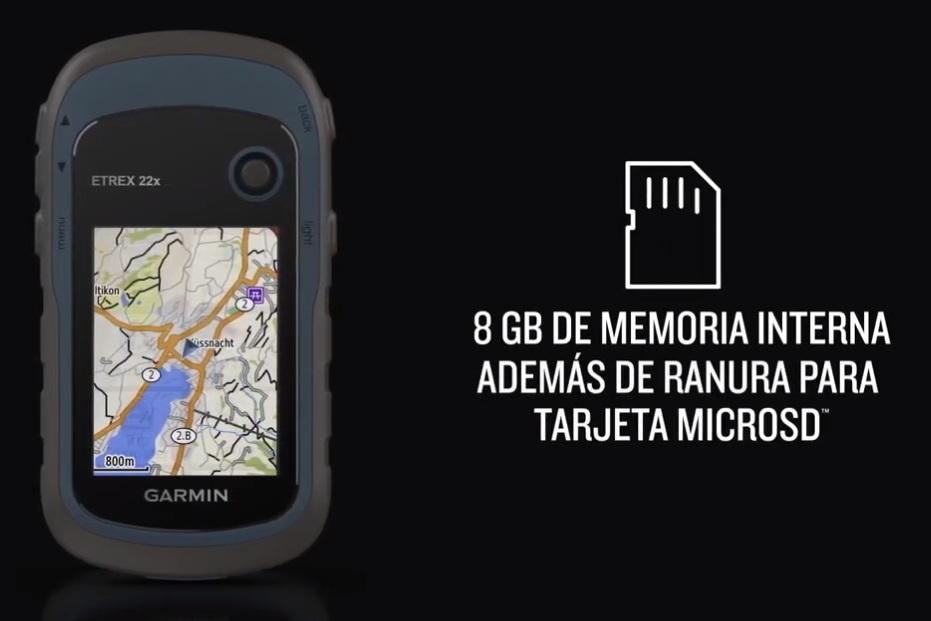 Garmin eTrex 22x - Memoria