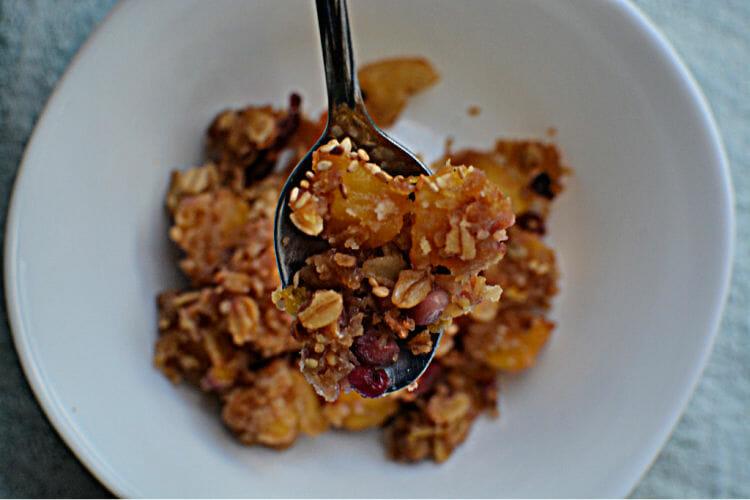 Crumble De Mango Y Granada 04