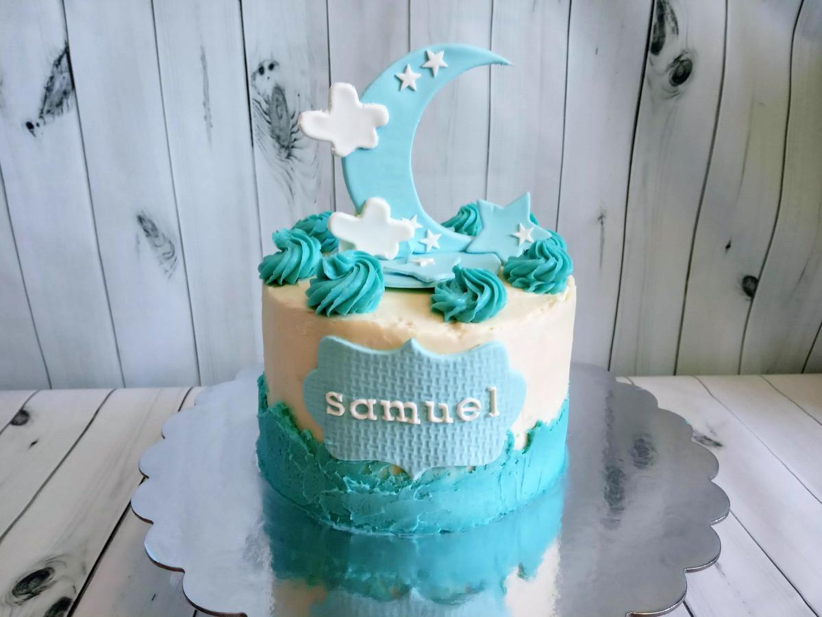 Tarta luna dormida de crema