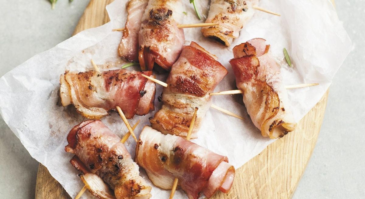 como hacer datiles con bacon