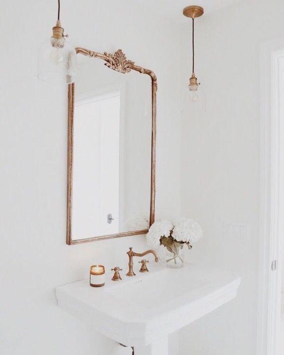 espejos con personalidad en tu cuarto de baño pequeño