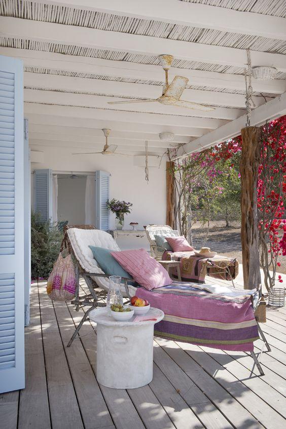 Ventiladores para una terraza fresca en verano
