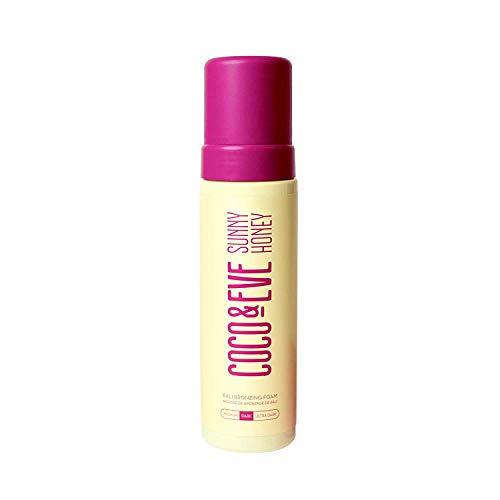 Coco & Eve Sunny Honey - Espuma autobronceadora de Bali - Anticelulitis y antienvejecimiento - Producto orgánico (Oscuro)