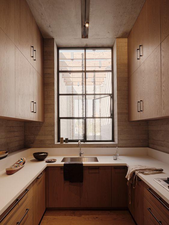 decoralinks | #cocina #maderanatural #hormigon #rawmaterials